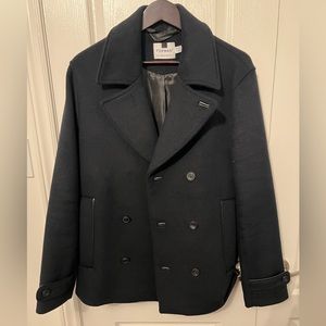 Topman Navy Peacoat